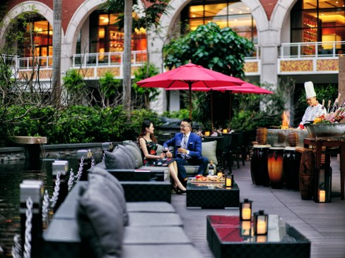 outdoor terrace environment