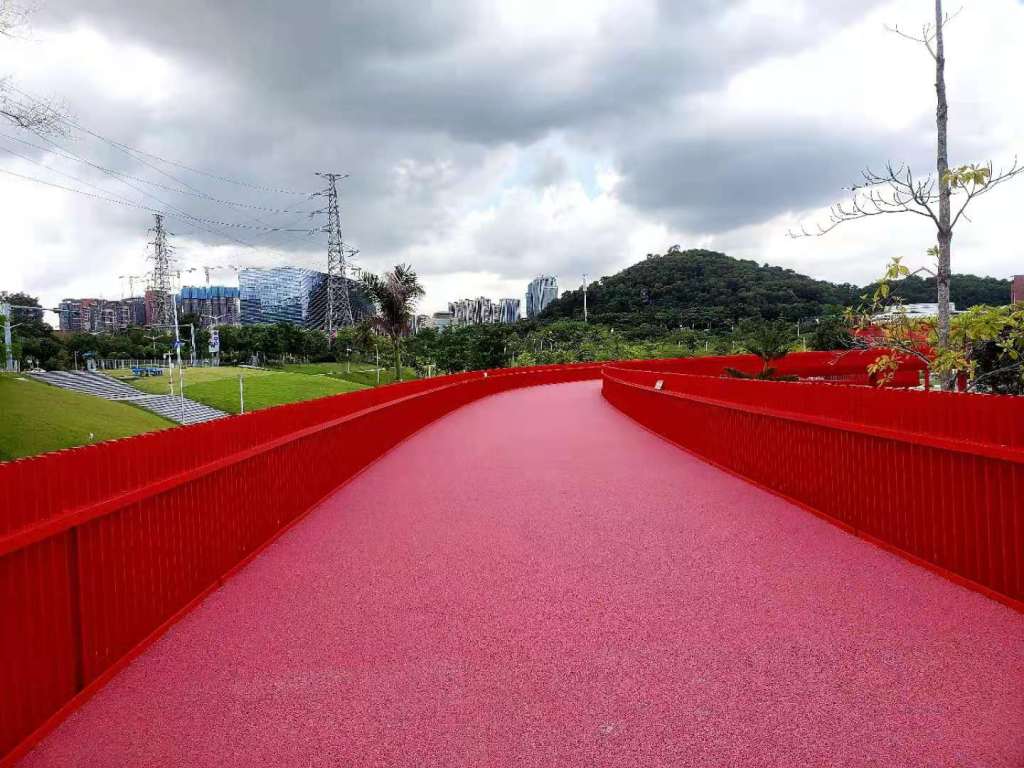 Red Ribbon Bridge in&nbsp;Shenzhen