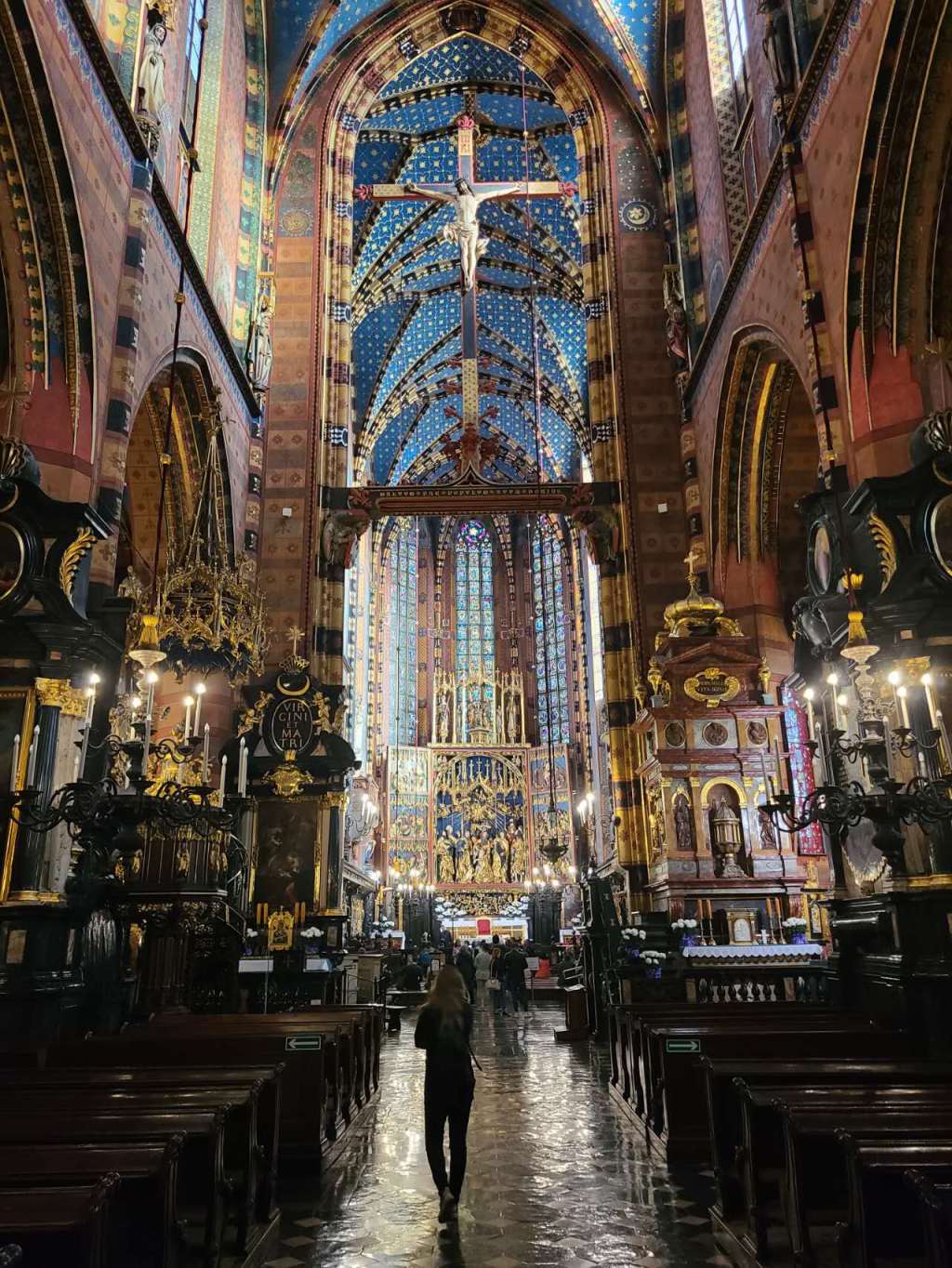 Magnificent St Mary’s Basilica in Krakow&nbsp;Poland