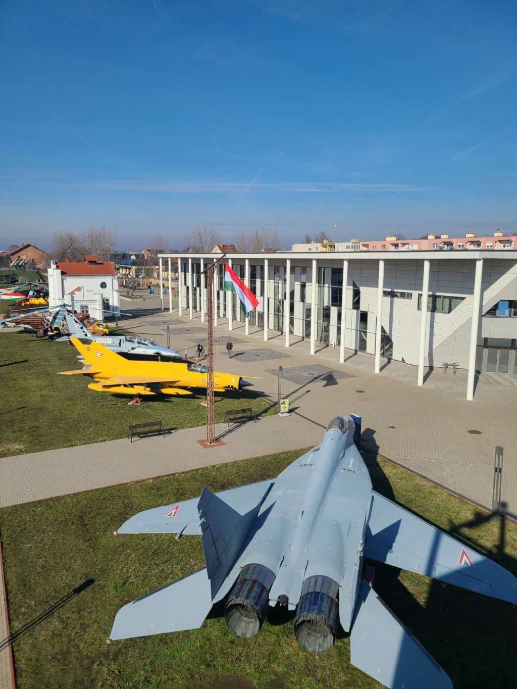 Military aircraft museum in Szolnok Hungary